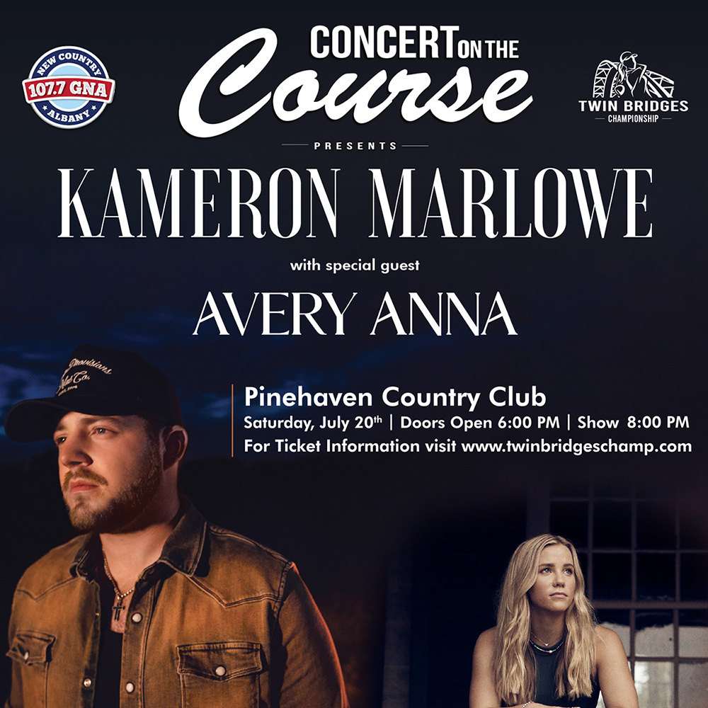 Kameron Marlowe & Avery Anna concert promotional poster